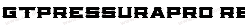 GTPressuraPro Regula字体转换